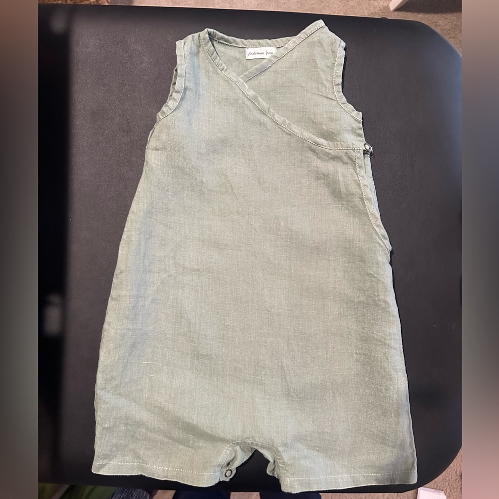 Fin & Vince linen one piece outfit